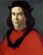 BOTTICELLI, Sandro Portrait of Lorenzo di Ser Piero Lorenzi